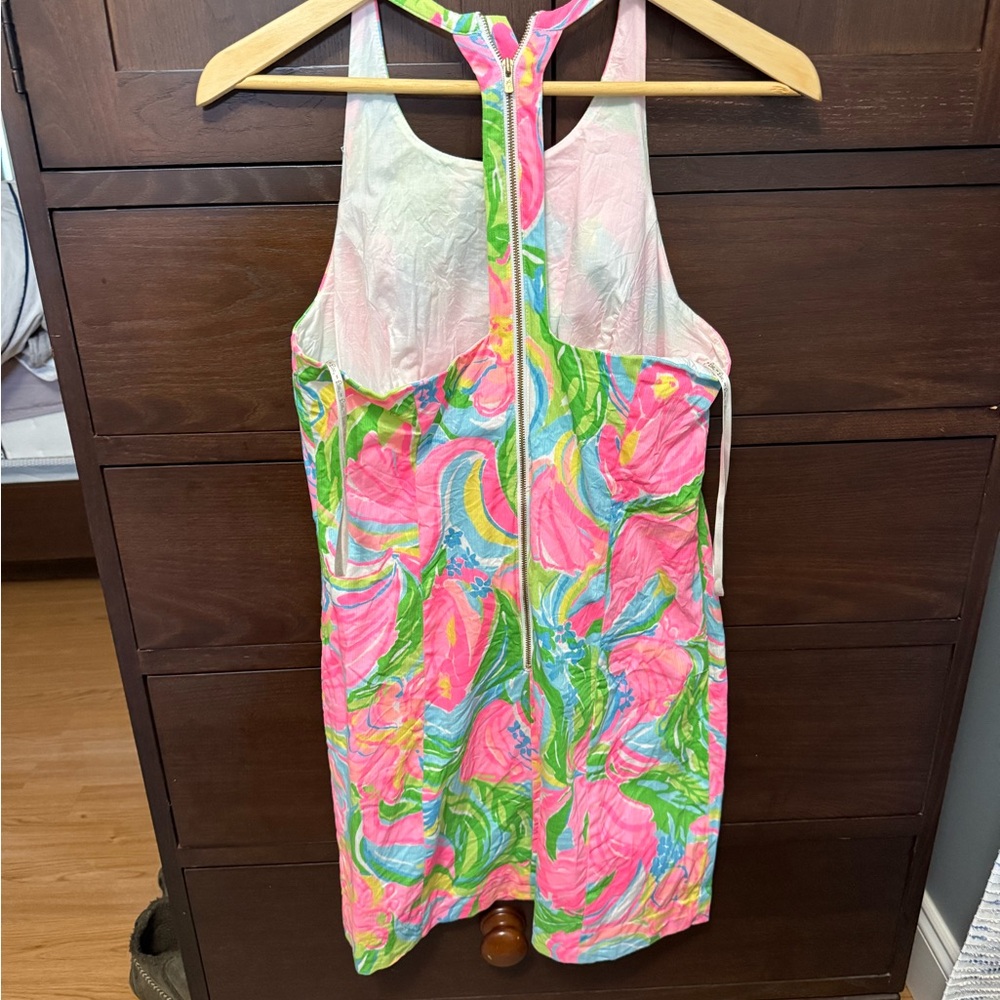 Lilly Pulitzer dress for sale! Super cute for a summer BBQ or party! Small stain